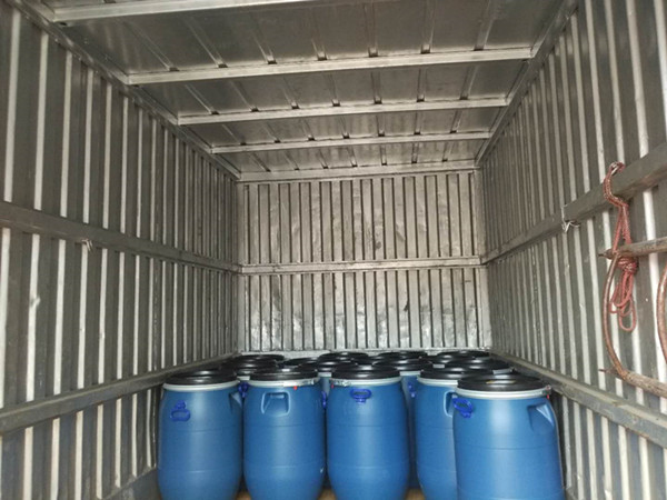 東莞老客戶再次訂購(gòu)織帶防水劑